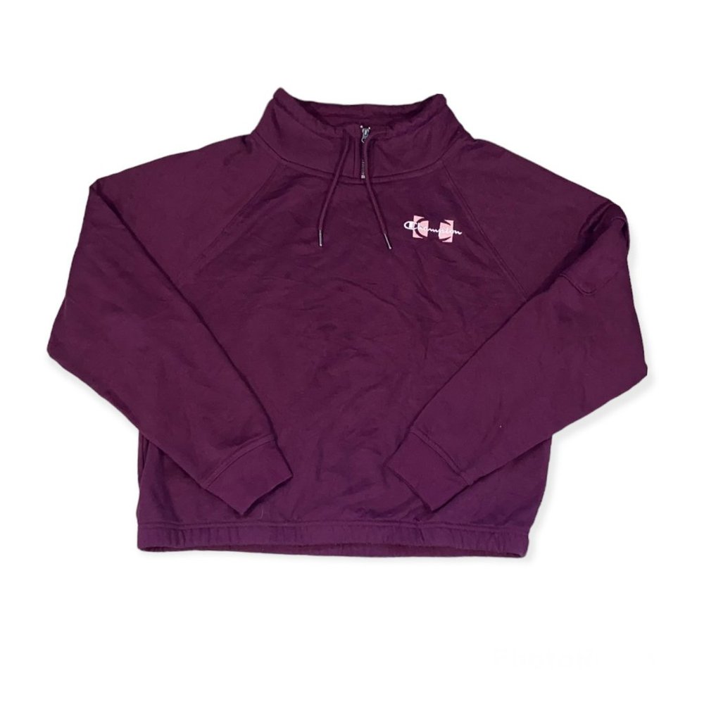 Champion 1/4 Zip Pullover Sweatshirt